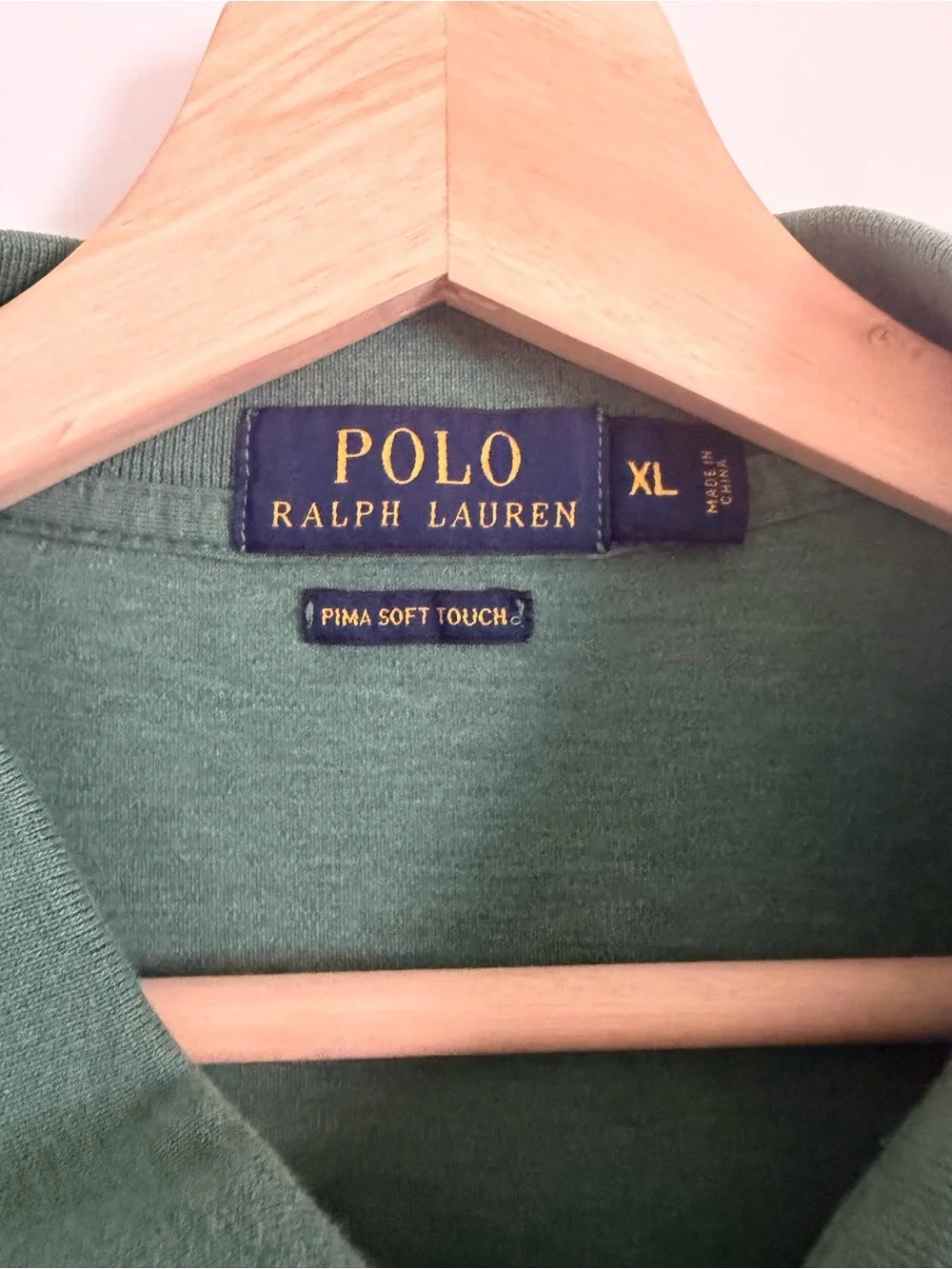 Ralph Lauren Green Short-Sleeve Golf Polo with Embroidered Pony XL